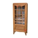 Parisian wardrobe glazed art deco 1920 raw wood