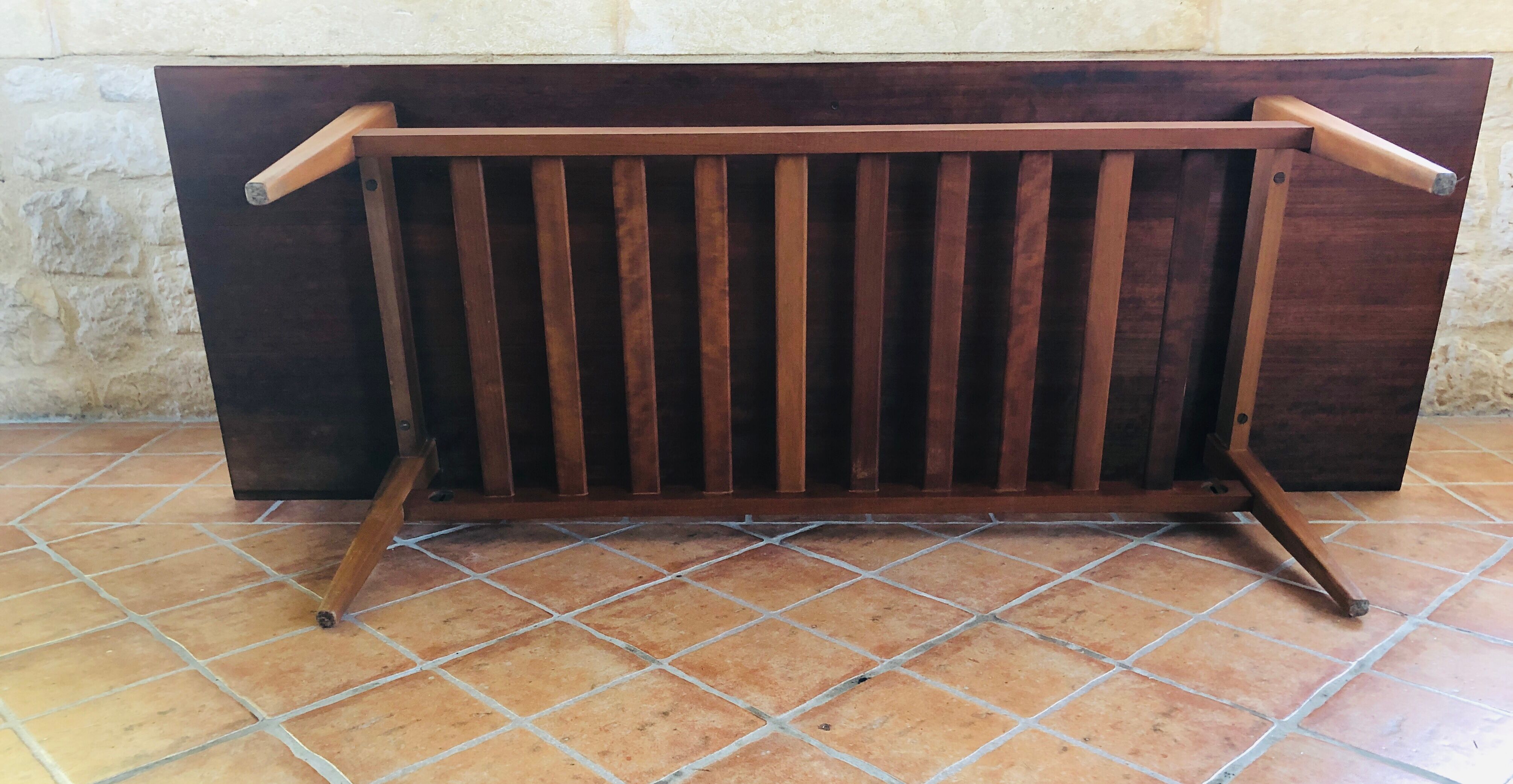 Scandinavian-style teak coffee table, edited by Arnaud, 1960s