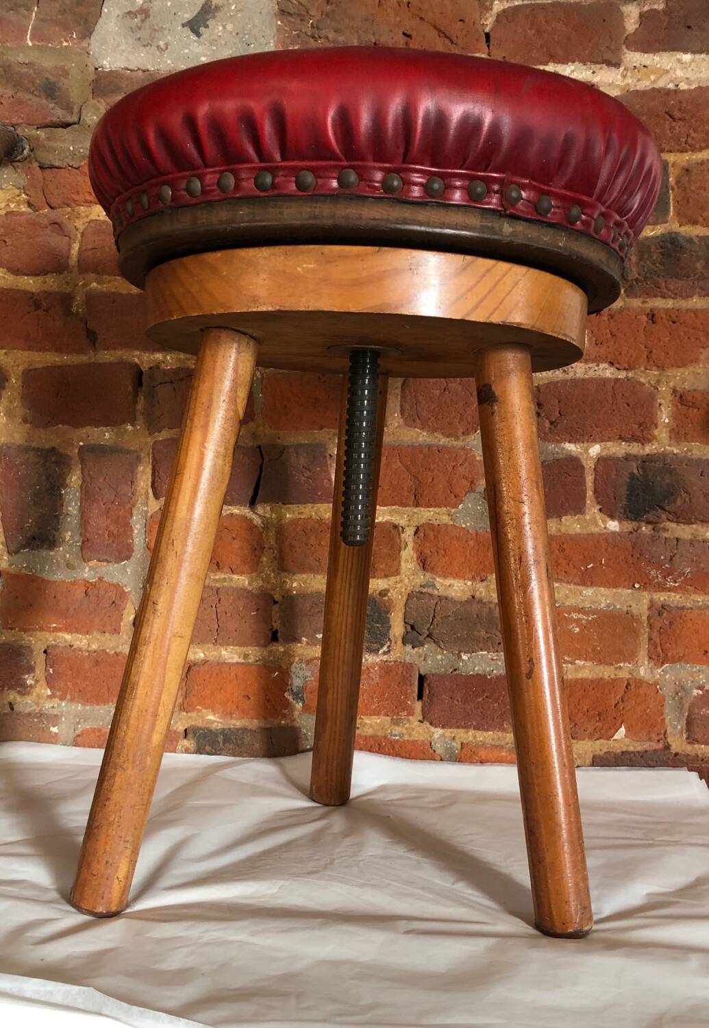 Vintage piano stool