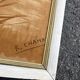 Large old painting signed K. Chamby - Scene of bulls / manade in Camargue