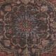 Vintage Turkish hallway rug 96x364 cm
