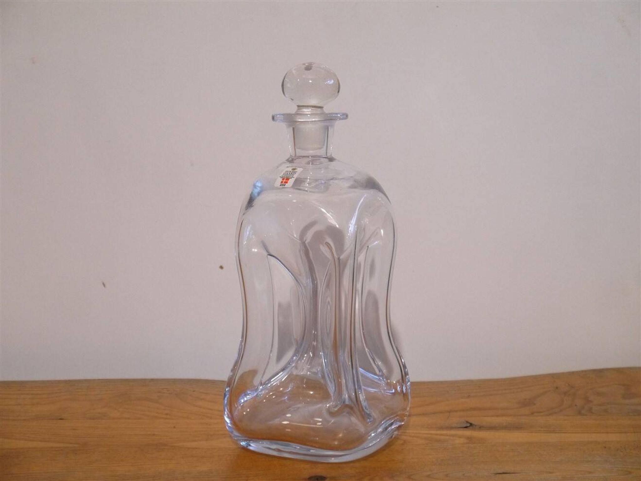 Carafe danoise en verre de Holmegaard