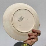 4 iron earth plates Mignon Sarreguemines