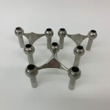 Set of 3 Candlestick by Fritz Nagel & Ceasar Stoffi and manufactured by BMF 1960’s