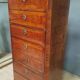 Eighteenth-century wooden veneer chest of drawers