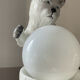 Vintage ceramic cat lamp from the 70s