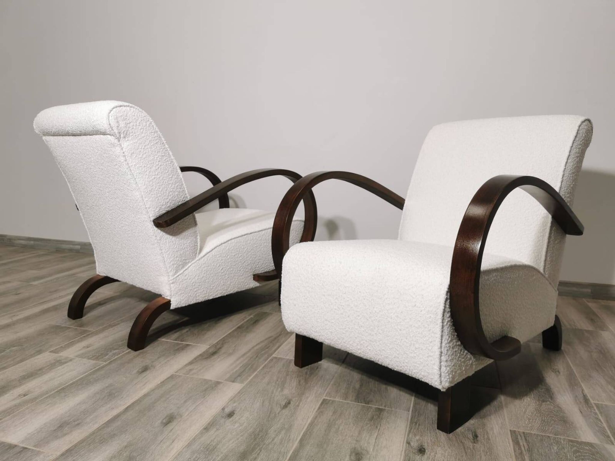 Armchairs by Jindrich Halabala, 1940s