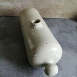 Grey glazed stoneware hot water bottle