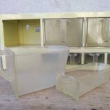 Storage unit with lockers brand PlexiBronze - 1950s