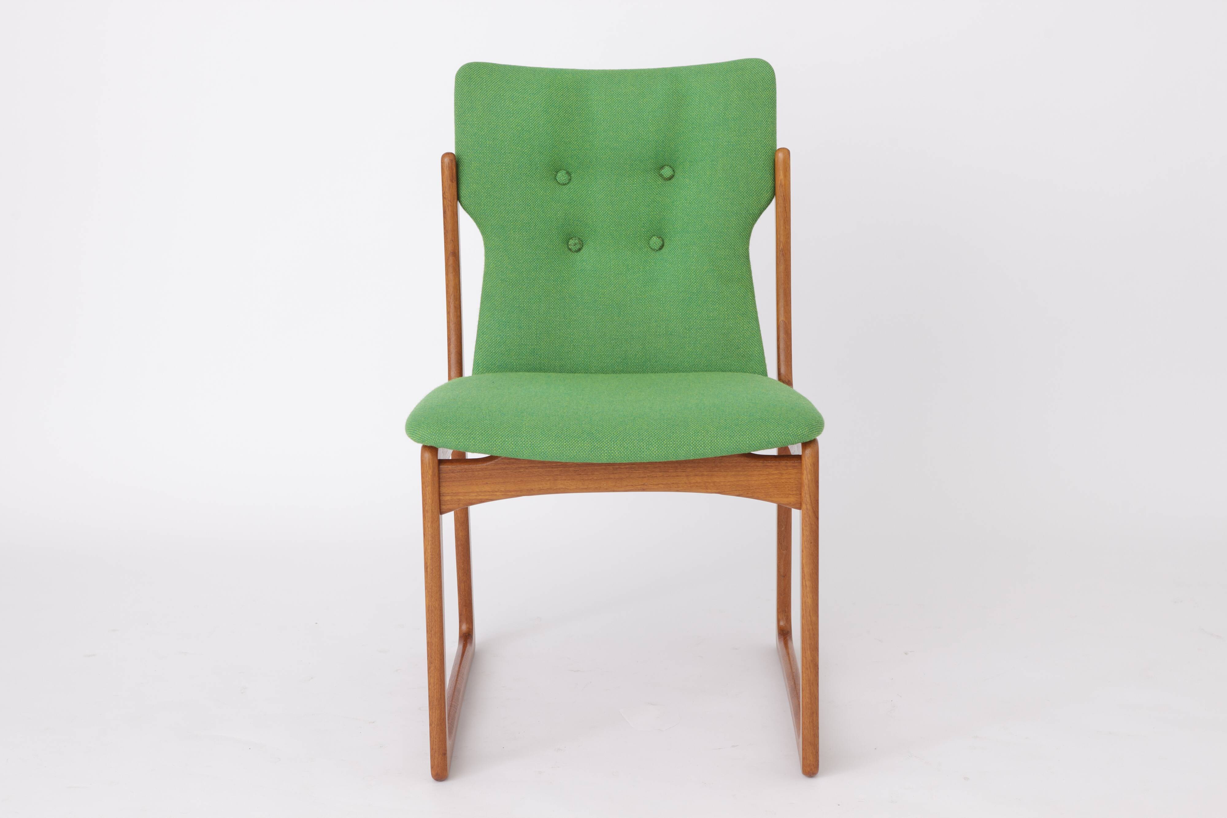 4 armchairs Vamdrup vintage 1960s teak