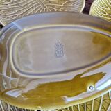 Plates Gien lotus flowers