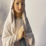 Ancienne vierge en plâtre