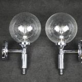 A pair of wall lamps, 1970s