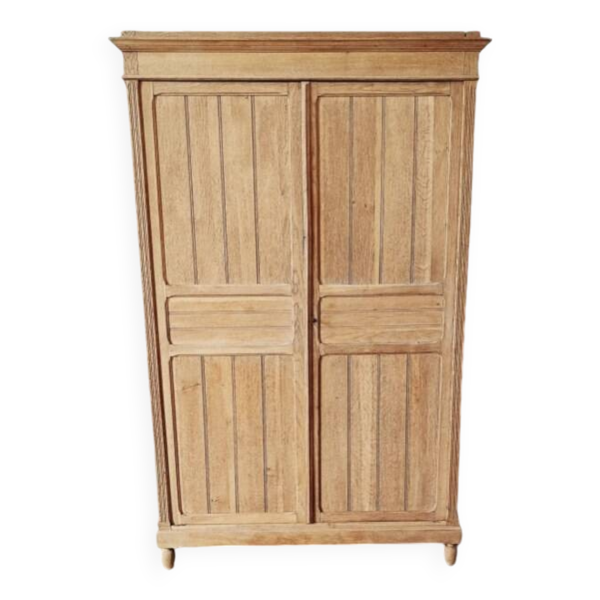 Raw oak cabinet