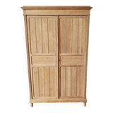 Raw oak cabinet