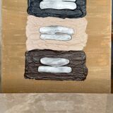 Silver Memory - Contemporary Textured Canvas Painting