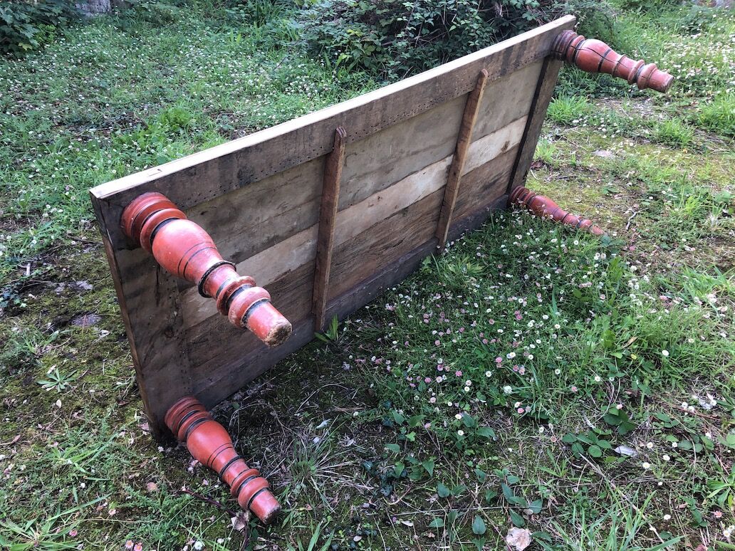 Table basse en teck et palissandre