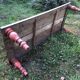 Table basse en teck et palissandre