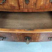 Marquetry style chest of drawers