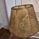 Antique lampshade in leather