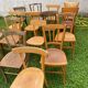 Lot 16 chaises bistrot dépareillées