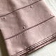 Old linen sheet and purple dyed cotton