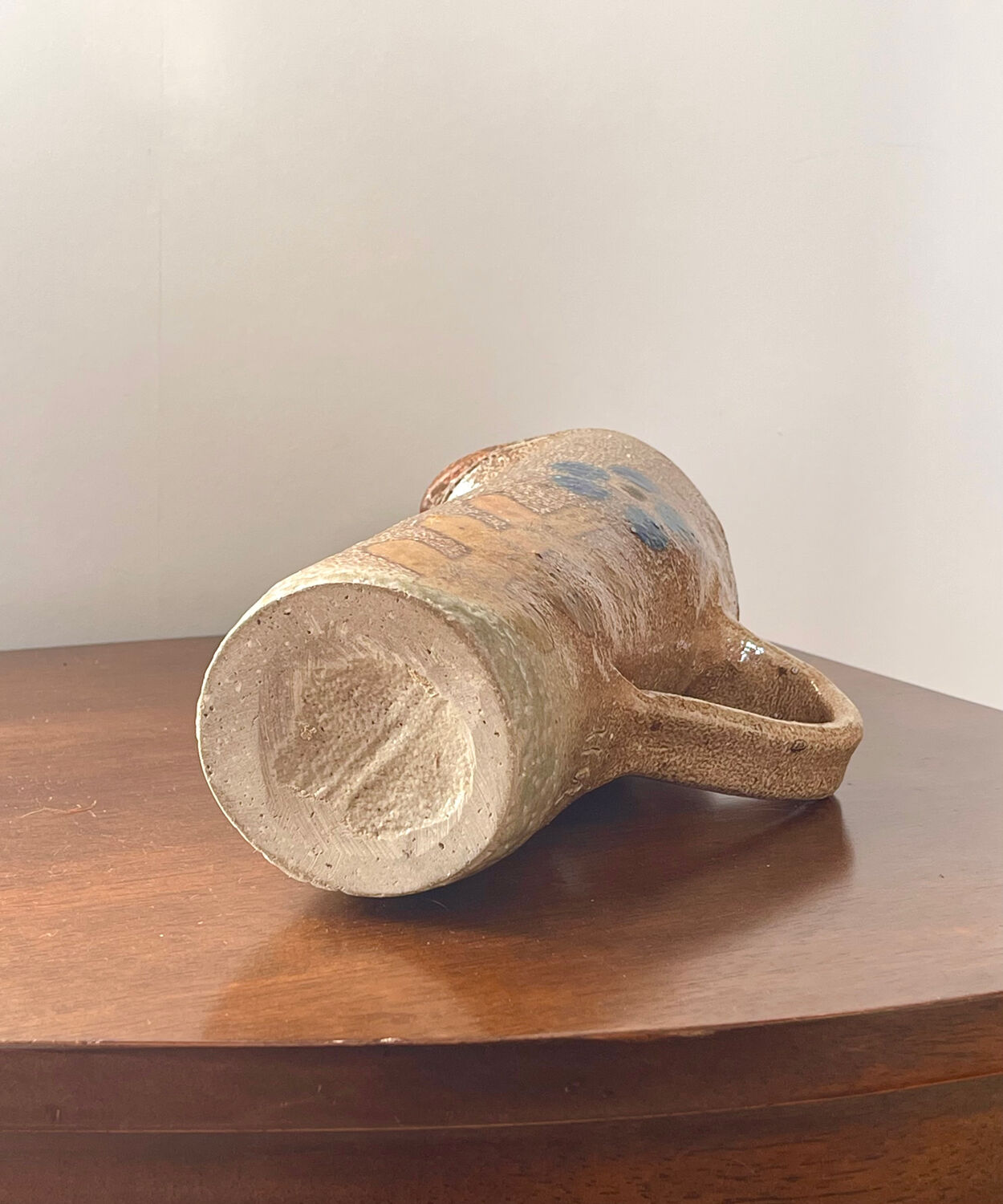 Stoneware jug by Jean Claude Monange.