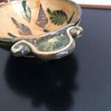 Sampigny les maranges (pottery) - glazed earth ear bowl unique model