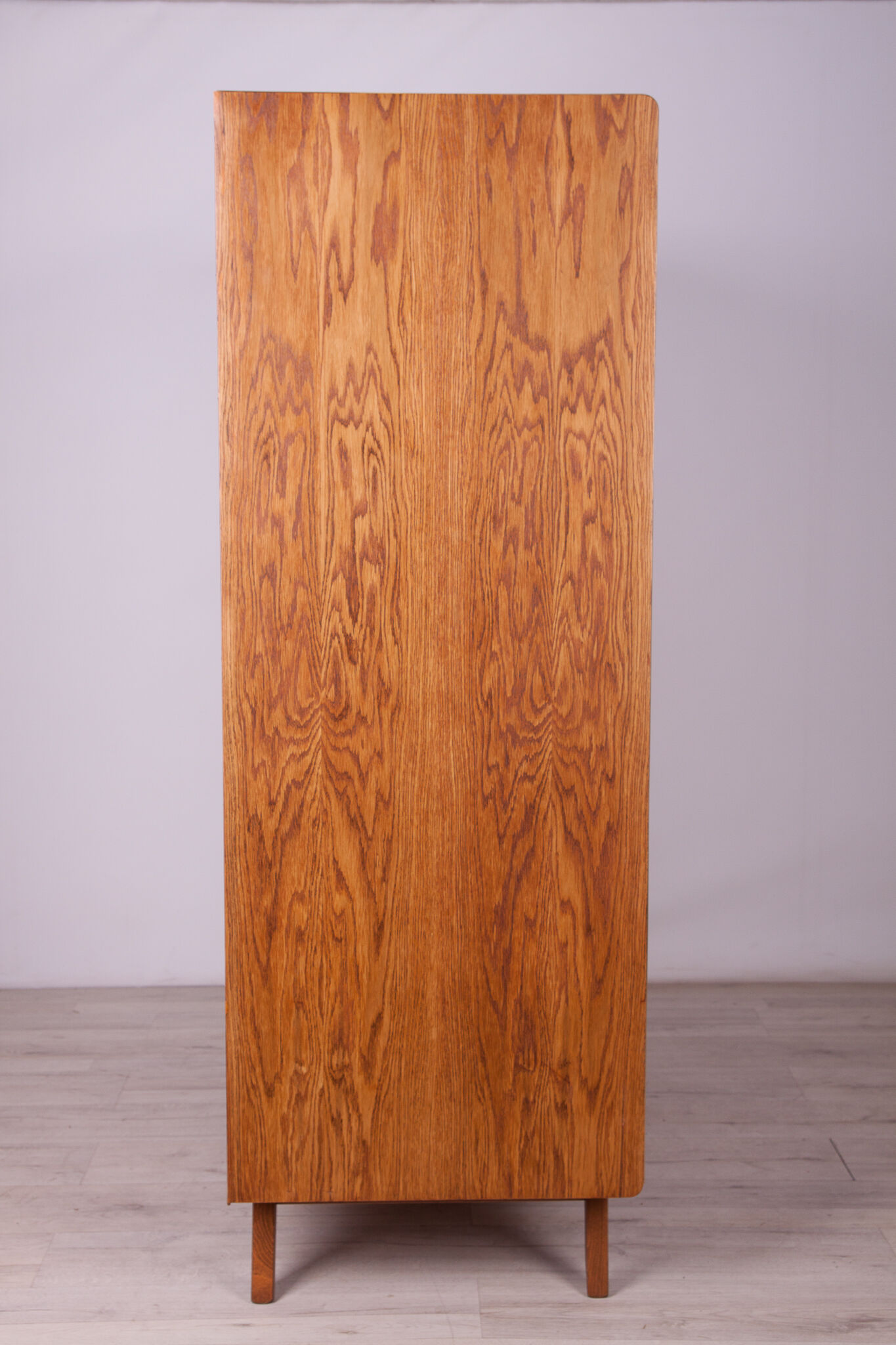 Ash & Walnut Wardrobe by Bohumil Landsman for Jitona, 1960s