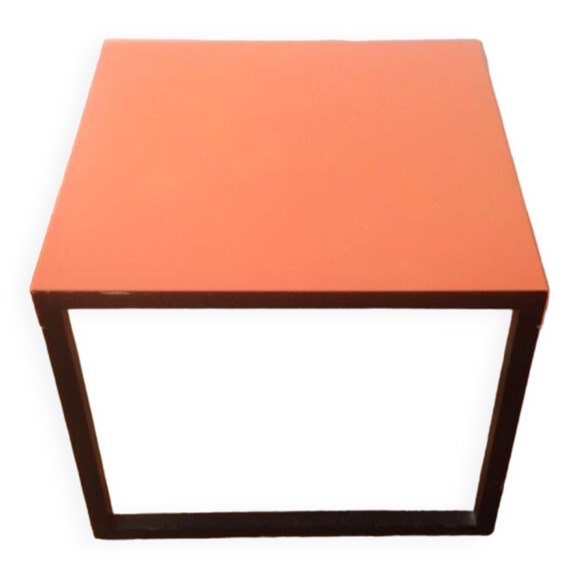 Orange coffee table Habitat model Kilo n° 1709