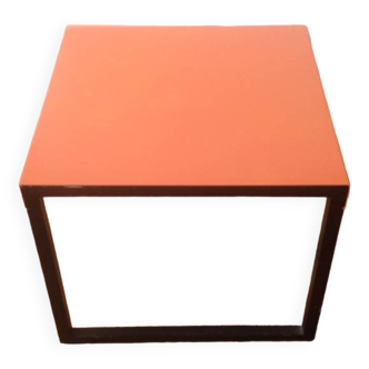 Table basse orange Habitat modèle Kilo n° 1709