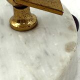 Mid-century green table lamp, Stilux Milano Italy, 1960s