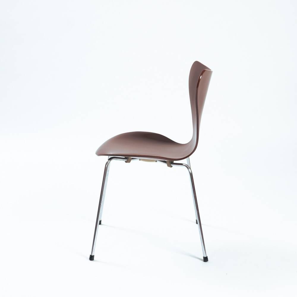 Chaises Butterfly 3107 7 arne Jacobsen par Fritz Hansen, 1960s, Set de 5
