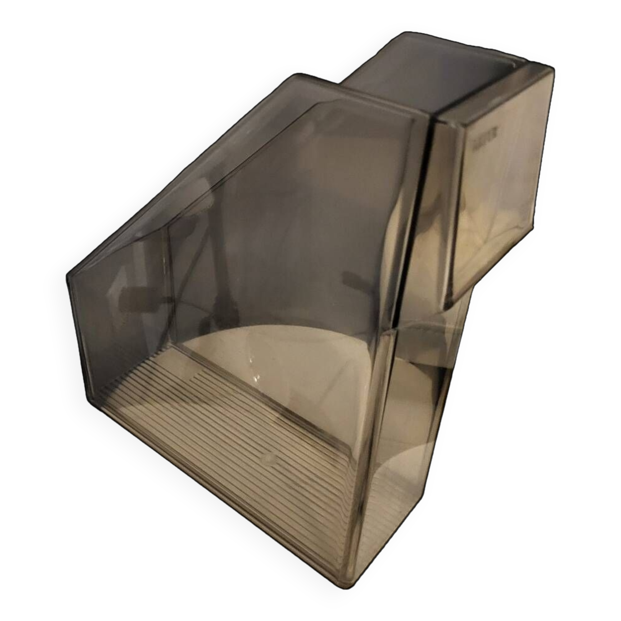 Vintage Leitz plexiglass magazine rack