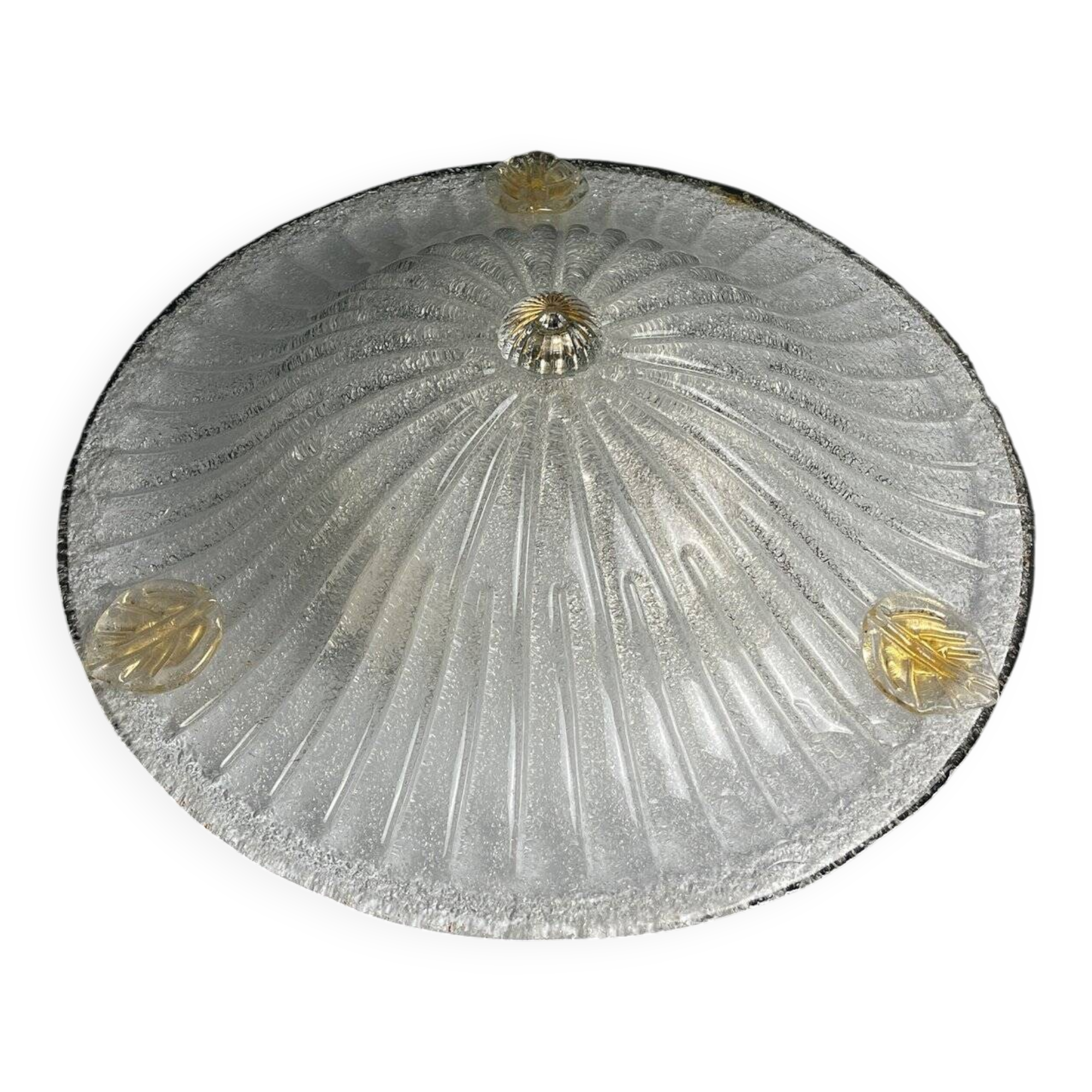 Murano Glass Ceiling Lamp, Italy, 1990s