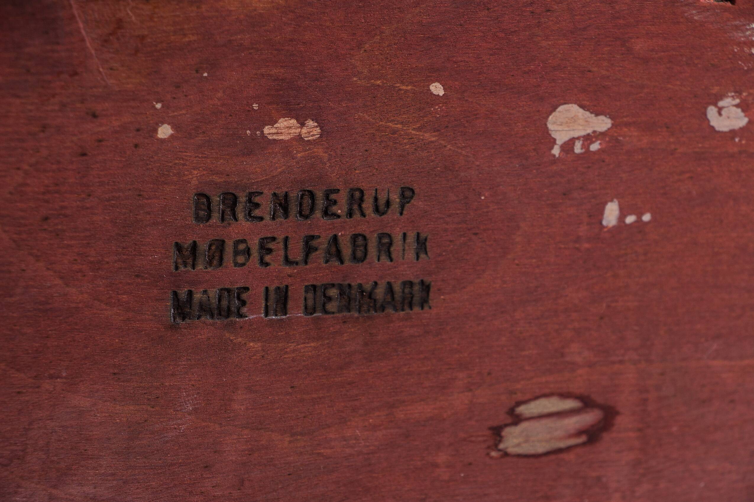 Secretary desk, Danish Rosewood by Arne Wahl Iversen for Branderup Mobelfabrik 1960.