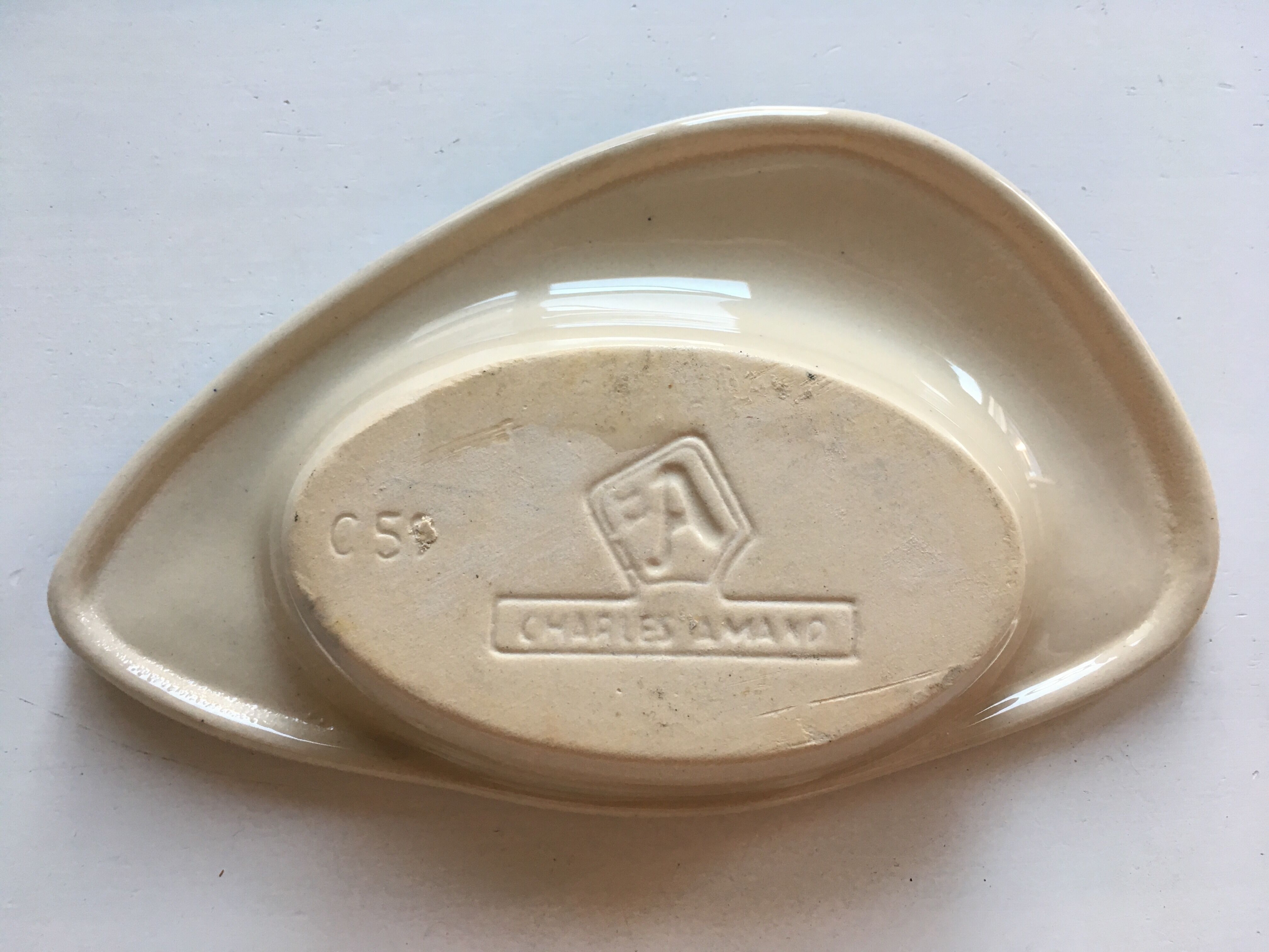 Set of 2 fish and crayfish cassolettes Charles Armand