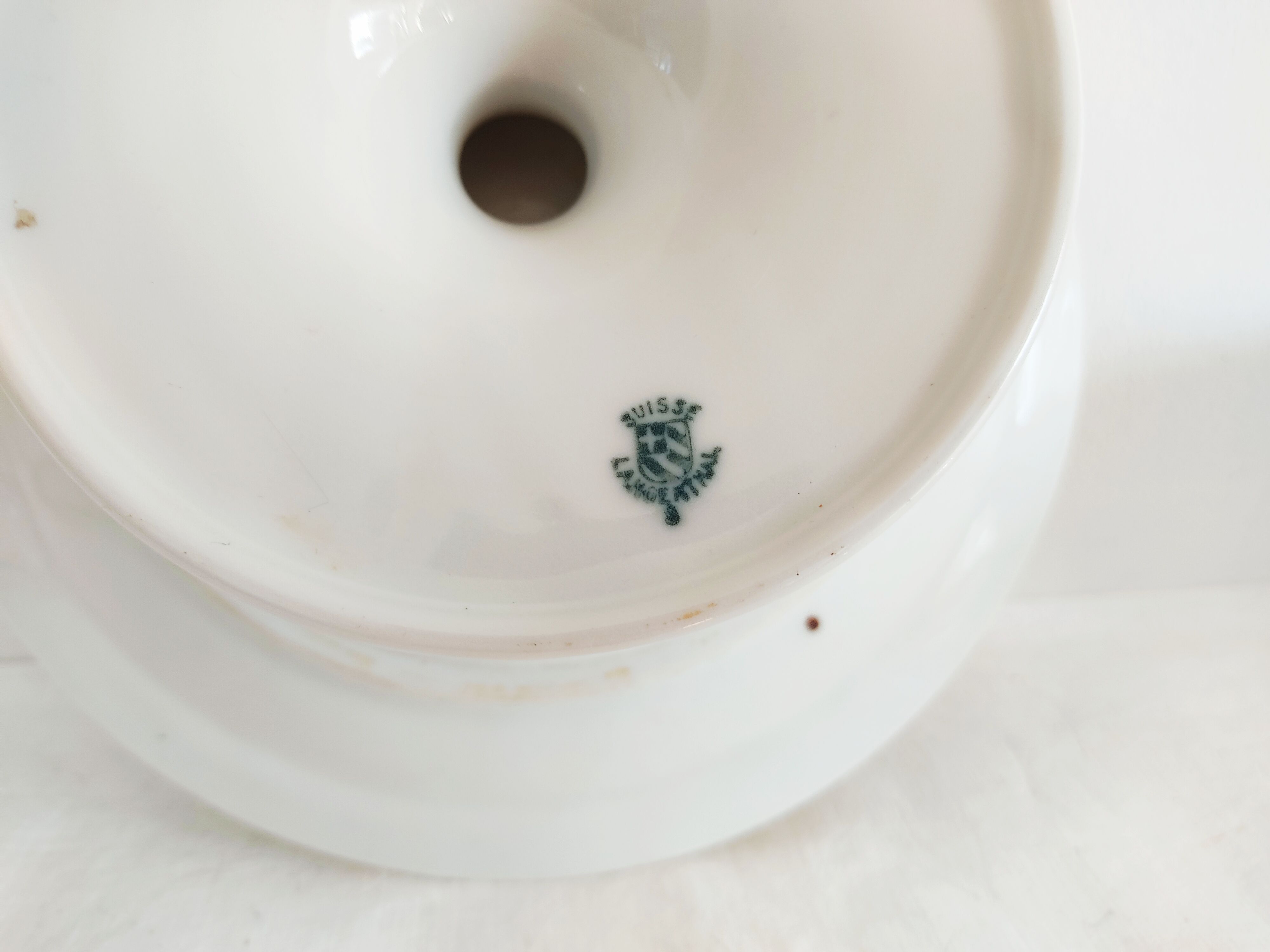 Porcelain Langenthal Switzerland Soupière, Cut on foot and bowl