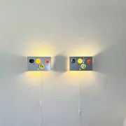 C-1701 Collage Wall Lamp By Willem Van Oyen For Raak Amsterdam, The Netherlands 1960S