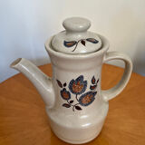 Saint Amand enameled stoneware coffee maker, Sologne decor