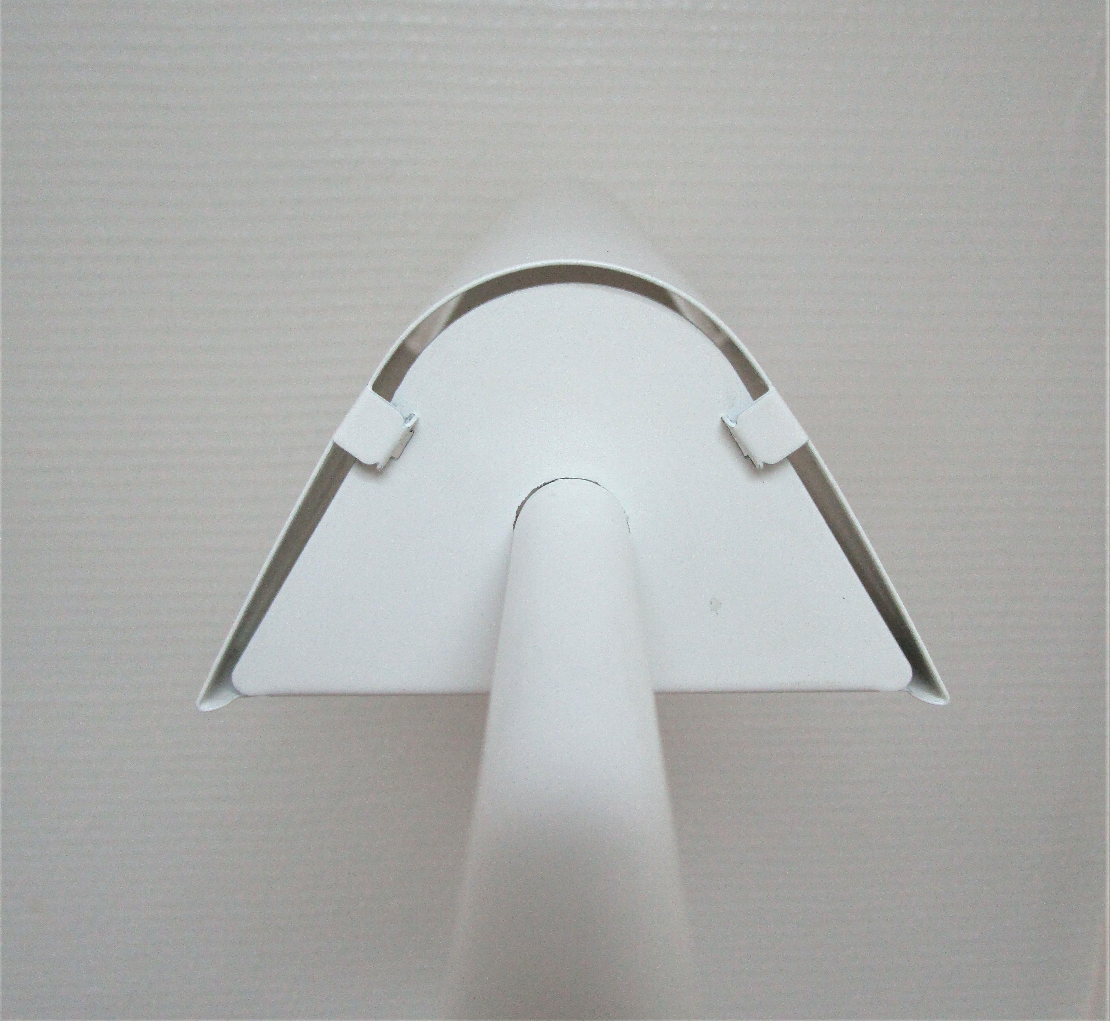 Floor lamp metal white design Aluminor