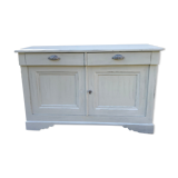 Large Parisian buffet gray putty