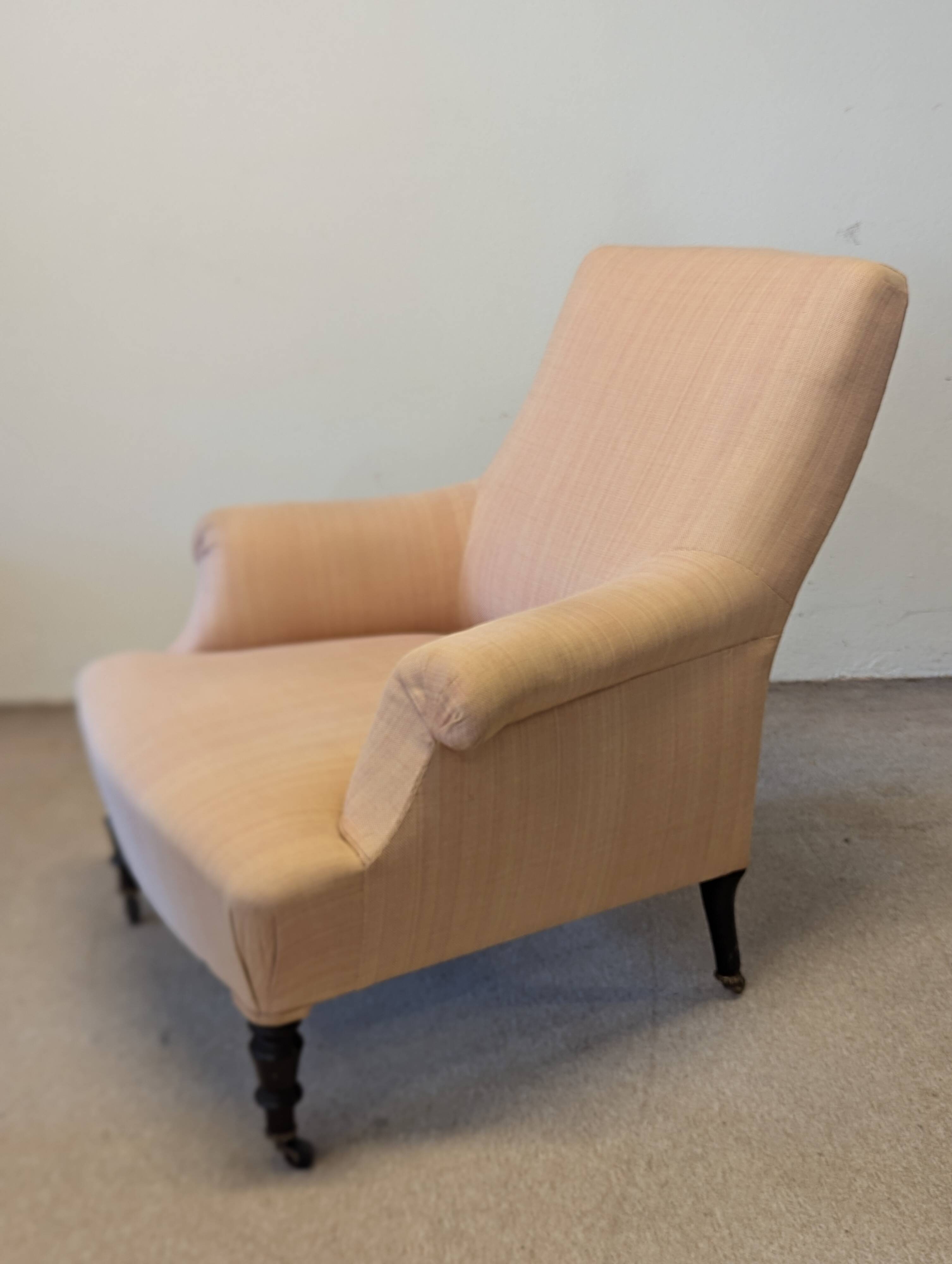 19th-century frog armchair