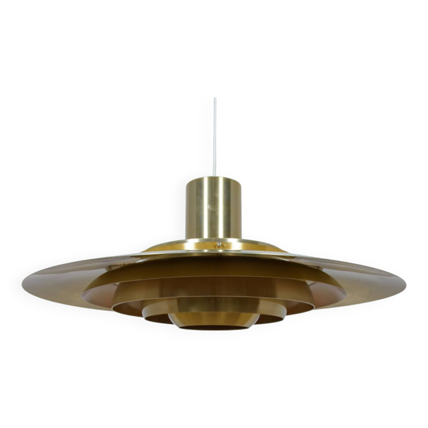 Grand Plafonnier Mid-Century Modèle P700 par Preben Fabricius & Jørgen Kastholm pour Nordisk Solar, — Beyit