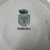 Set of 2 deep plates Terre de Fer St Armand Magali