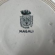 Lot de 2 assiettes creuse Terre de Fer St Armand Magali