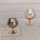 6 vintage cognac glasses