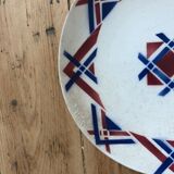 Set of 10 dessert plates in earthenware
