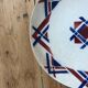 Set of 10 dessert plates in earthenware