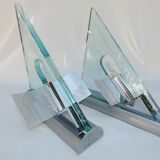 Artemide - pair of appliques icaro design carlo forcolini vintage modernist